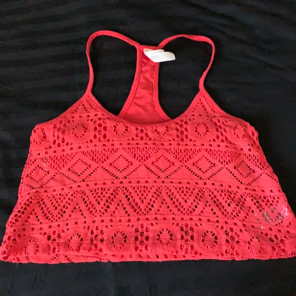 NWOT crop top/ swim top
